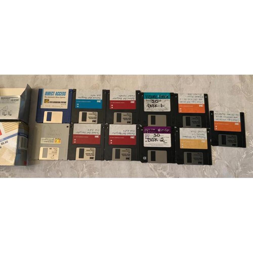 10+ Vintage PC Disk, Various Applications